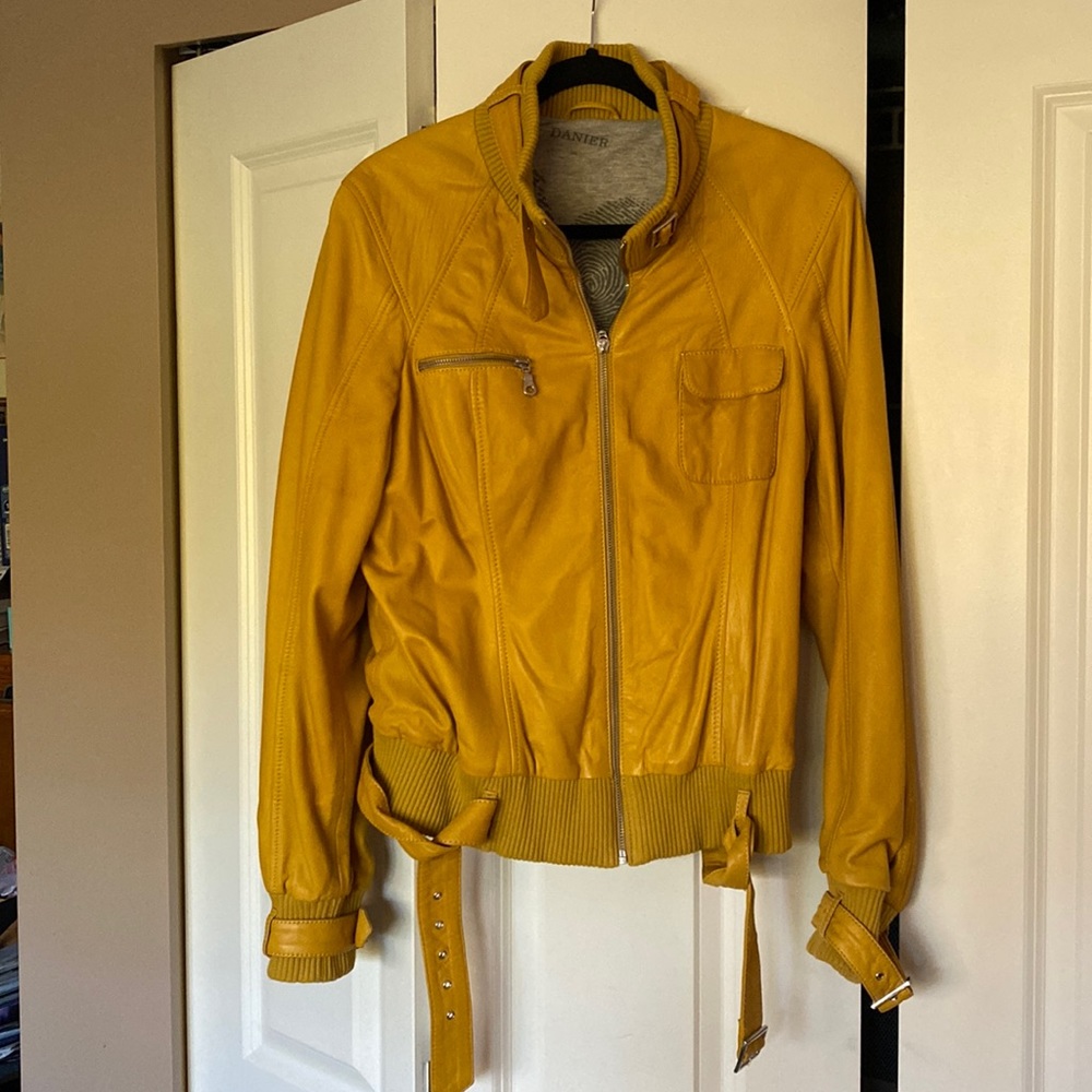 Danier Leather bomber jacket